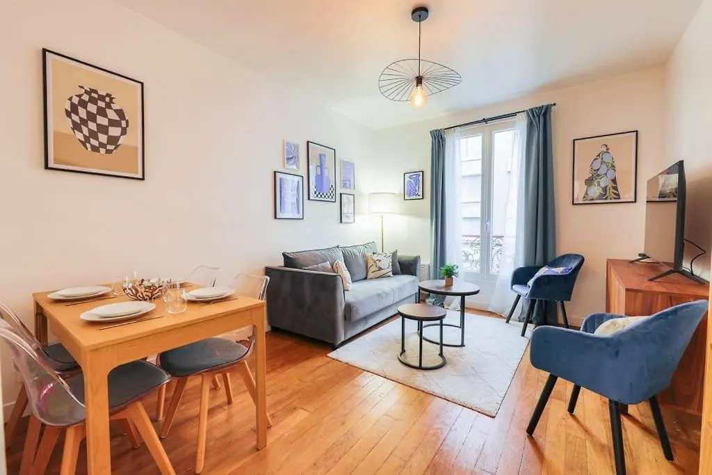 Apartment Appartement Spacieux -1Bdr/4P -Le Bas Montmartre Paris